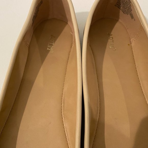 Apt. 9 Nude Ballet Flats Size 10 - Picture 4 of 11